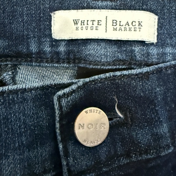 WHBM Noir Blue Jeans size 6 - Picture 3 of 5
